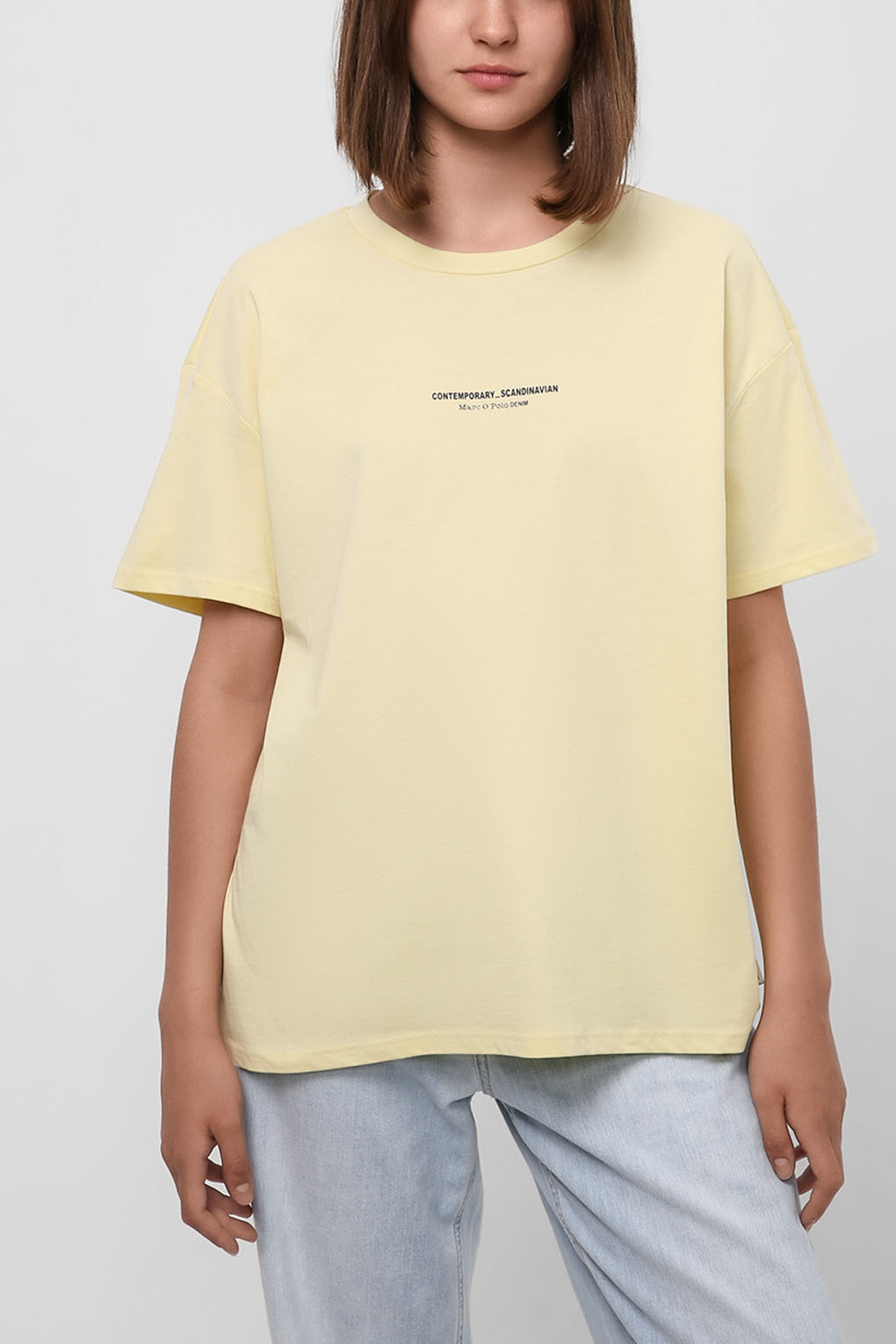 

Футболка женская Marc O'Polo Denim 247244151039 желтая M, 247244151039