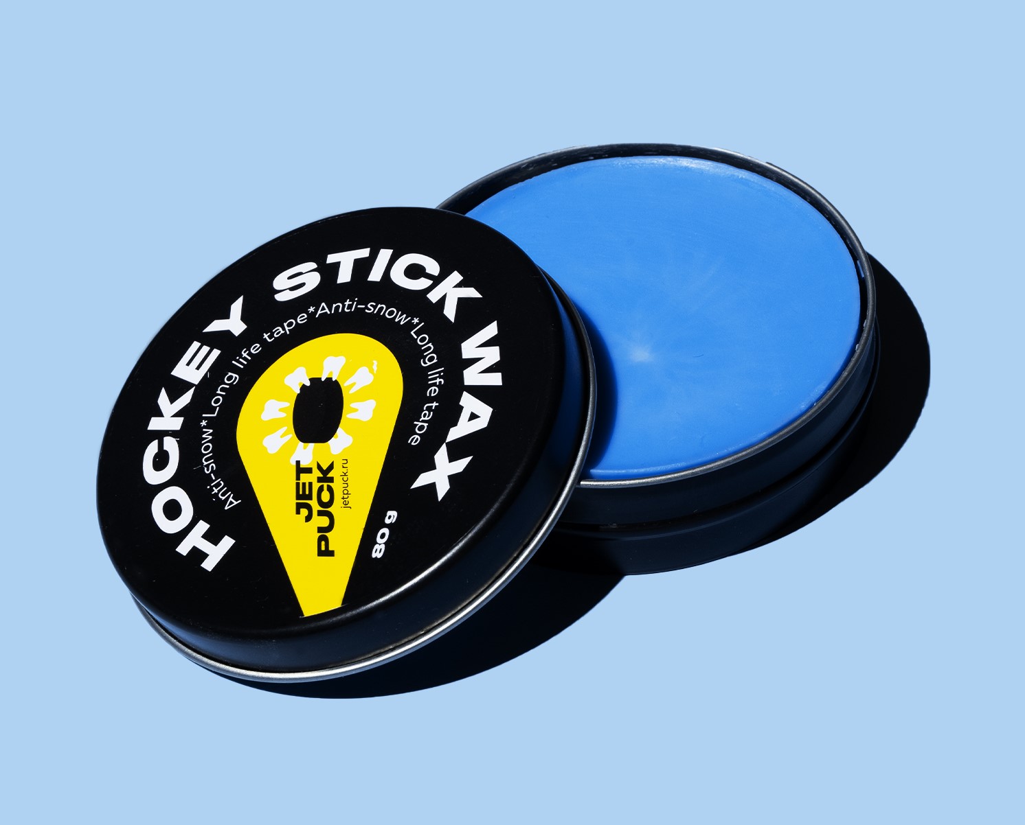 

Воск хоккейный JetPuck для крюка клюшки, Голубой, wax-jetpuck