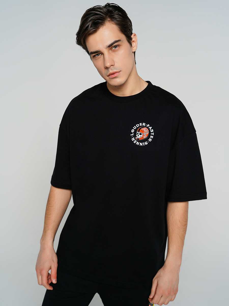 

Футболка мужская 79811 ТВОЕ черная S, 79811