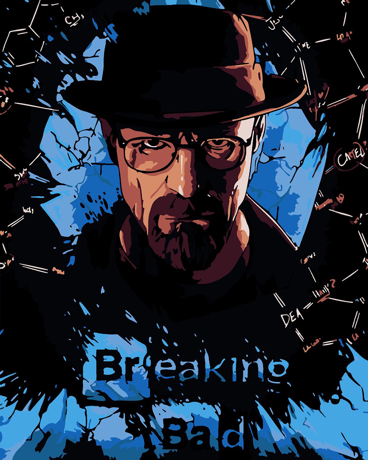 

Картина по номерам Красиво Красим Во все тяжкие - Breaking Bad, 100 х 120 см, Во все тяжкие - Breaking Bad