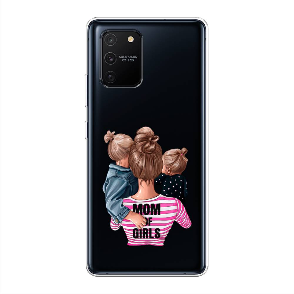 

Чехол Awog на Samsung Galaxy A91/S10 Lite "Mom of Girls", Разноцветный, 29950-6