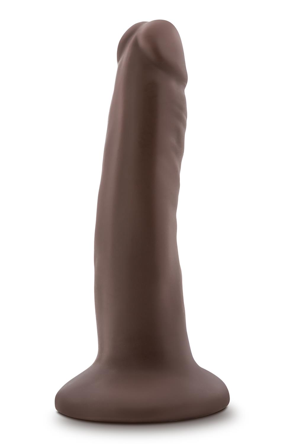 фото Коричневый фаллоимитатор-реалистик 5 inch posable dildo - 13,9 см. blush novelties