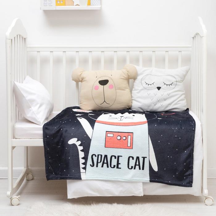 

Крошка Я Space cat, 100х100 см, корал-флис 160 г/м2, 100% полиэстер, Space cat, 100х100 см, корал-флис 160 г/м2, 100% полиэстер