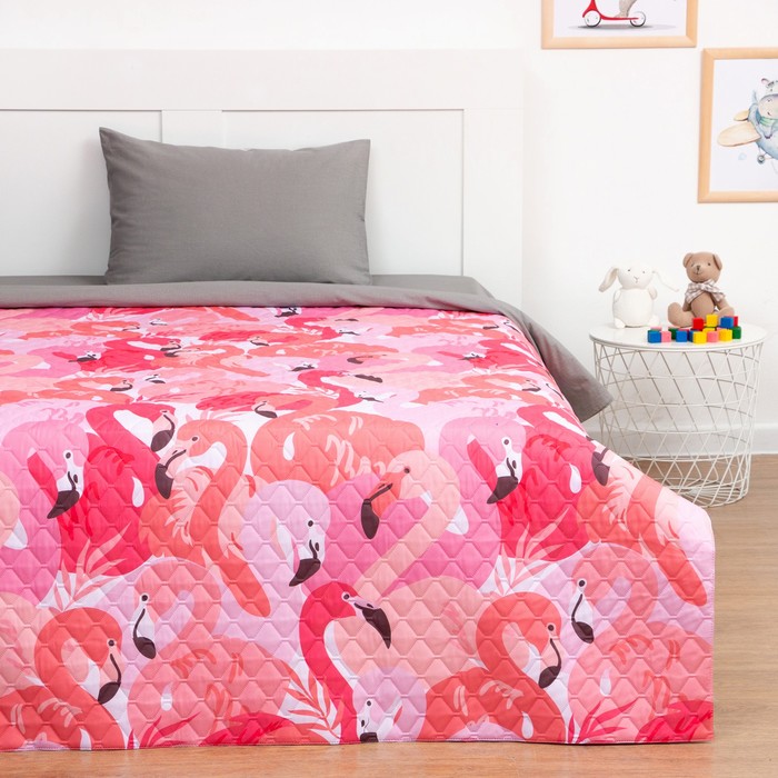 

Этель 1,5-спальное Flamingo garden 145х210 см, микрофибра, Magic Time