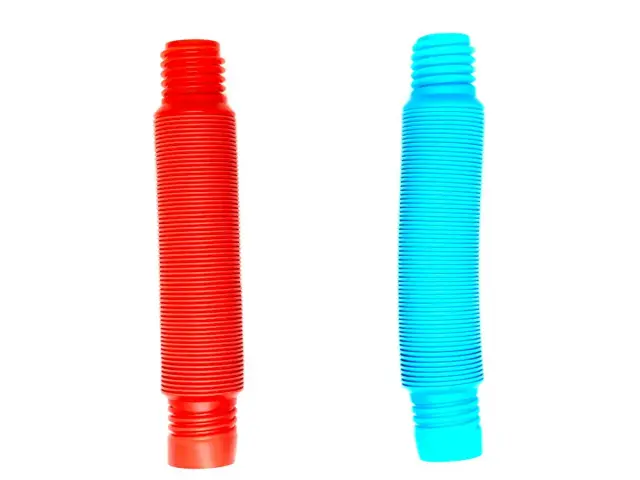 фото Игра развивающая big pop tubes набор из 2 шт. по 22 см красный; голубой wellywell
