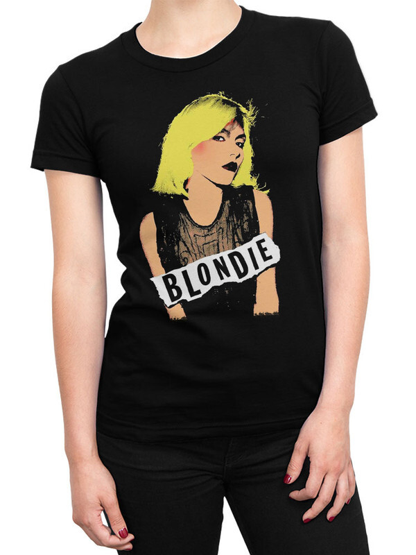 фото Футболка женская design heroes группа blondie черная 2xl