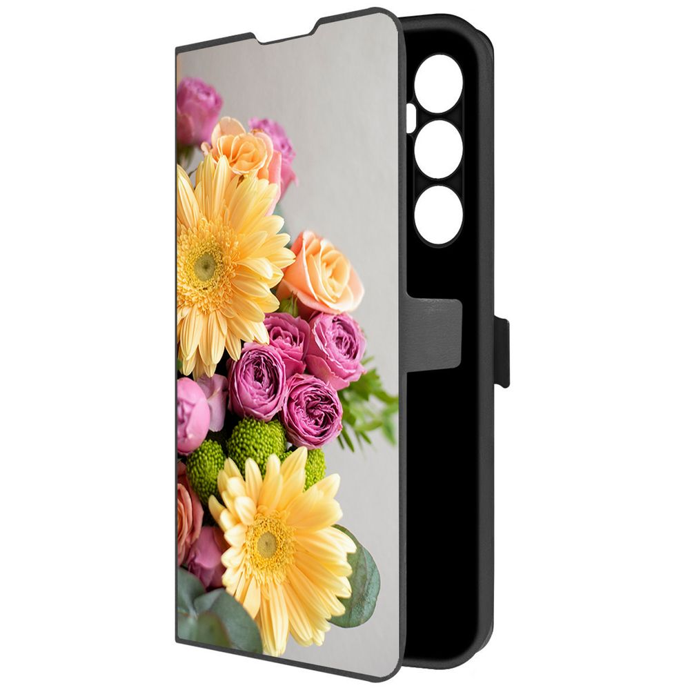 

Чехол Krutoff для Realme C65 Букет, Черный