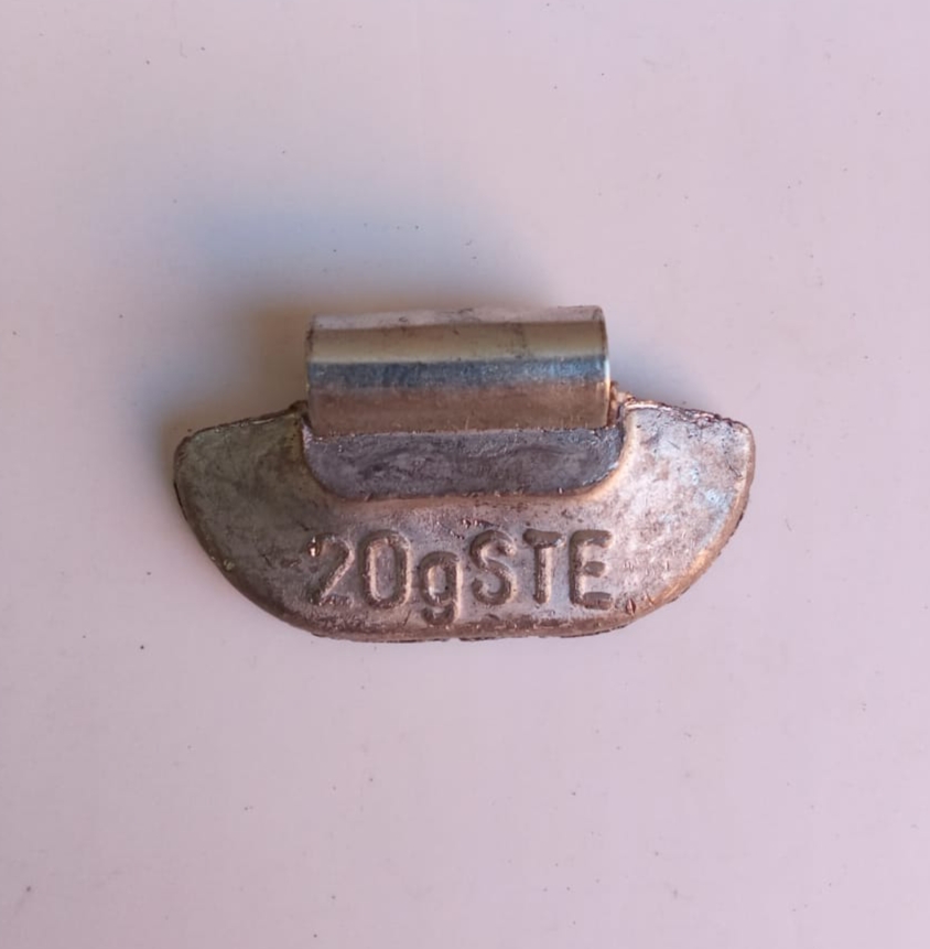 Противовес балансировочный Автобаланс 20грамм набивной для стальных дисков упаковка 100шт.