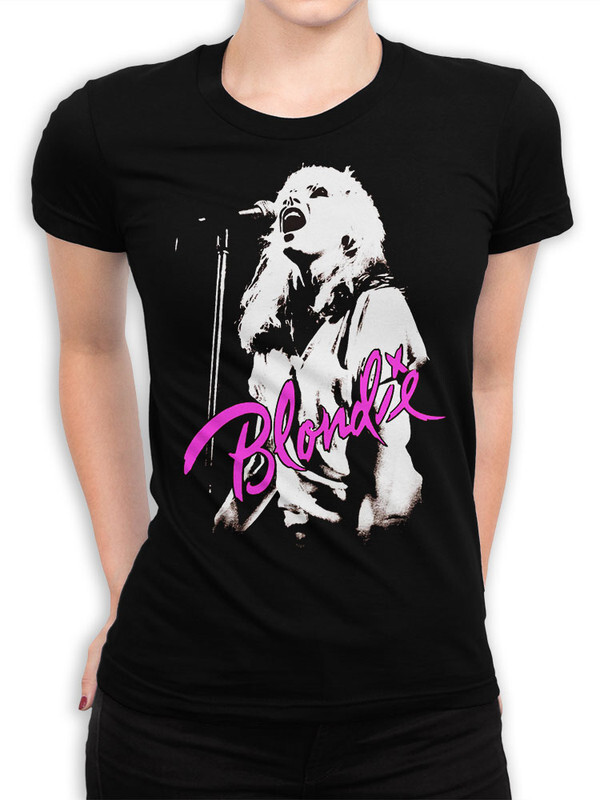 фото Футболка женская design heroes группа blondie черная 2xl