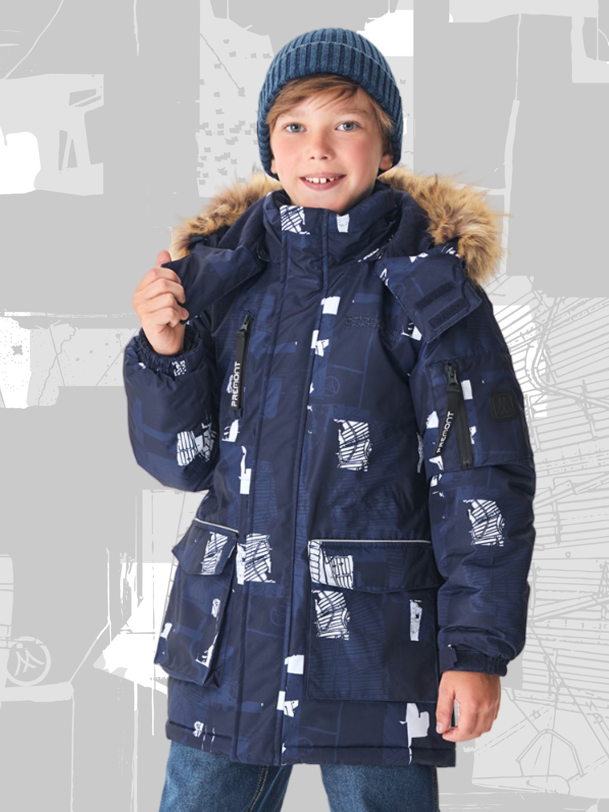 Куртка детская Premont WP324920 синий 164 11999₽
