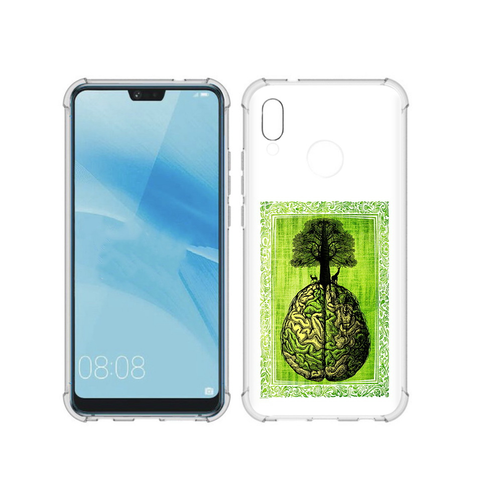 

Чехол MyPads Tocco для Huawei P20 Lite абстракция здоровый мозг (PT130405.51.211), Прозрачный, Tocco