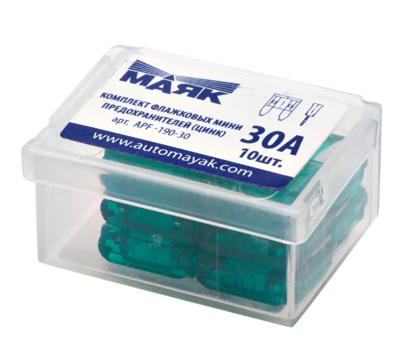

Предохранители "Мини" "МАЯК" (10 шт., 30А), tr-805670