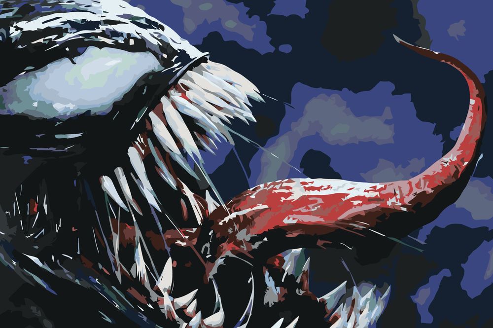 

Картина по номерам «Веном: Симбиот», venom-002, Веном: Симбиот