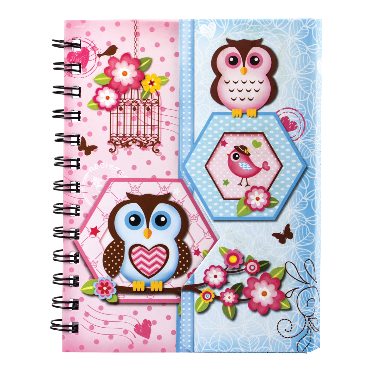 

Блокнот 7БЦ, А5, 80 л, спираль, магнитный клапан, BRAUBERG "Умные совята", 130х175 мм, 128437