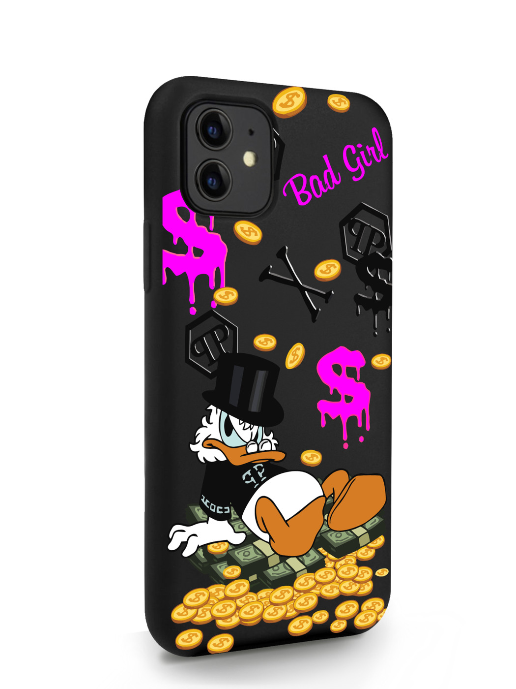 

Черный MustHaveCase для iPhone 11 Богатая Утка Bad Girl черный, iPhone 11 Богатая Утка Bad Girl