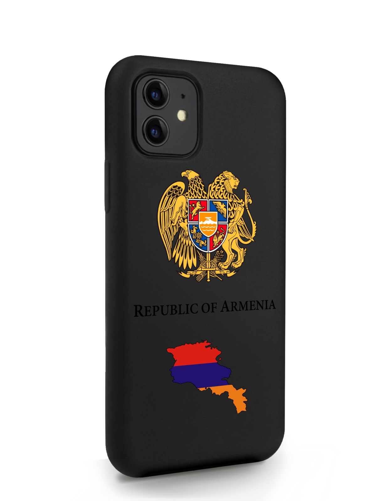 

Черный SignumCase для iPhone 11 Герб Армении черный, iPhone 11 Герб Армении