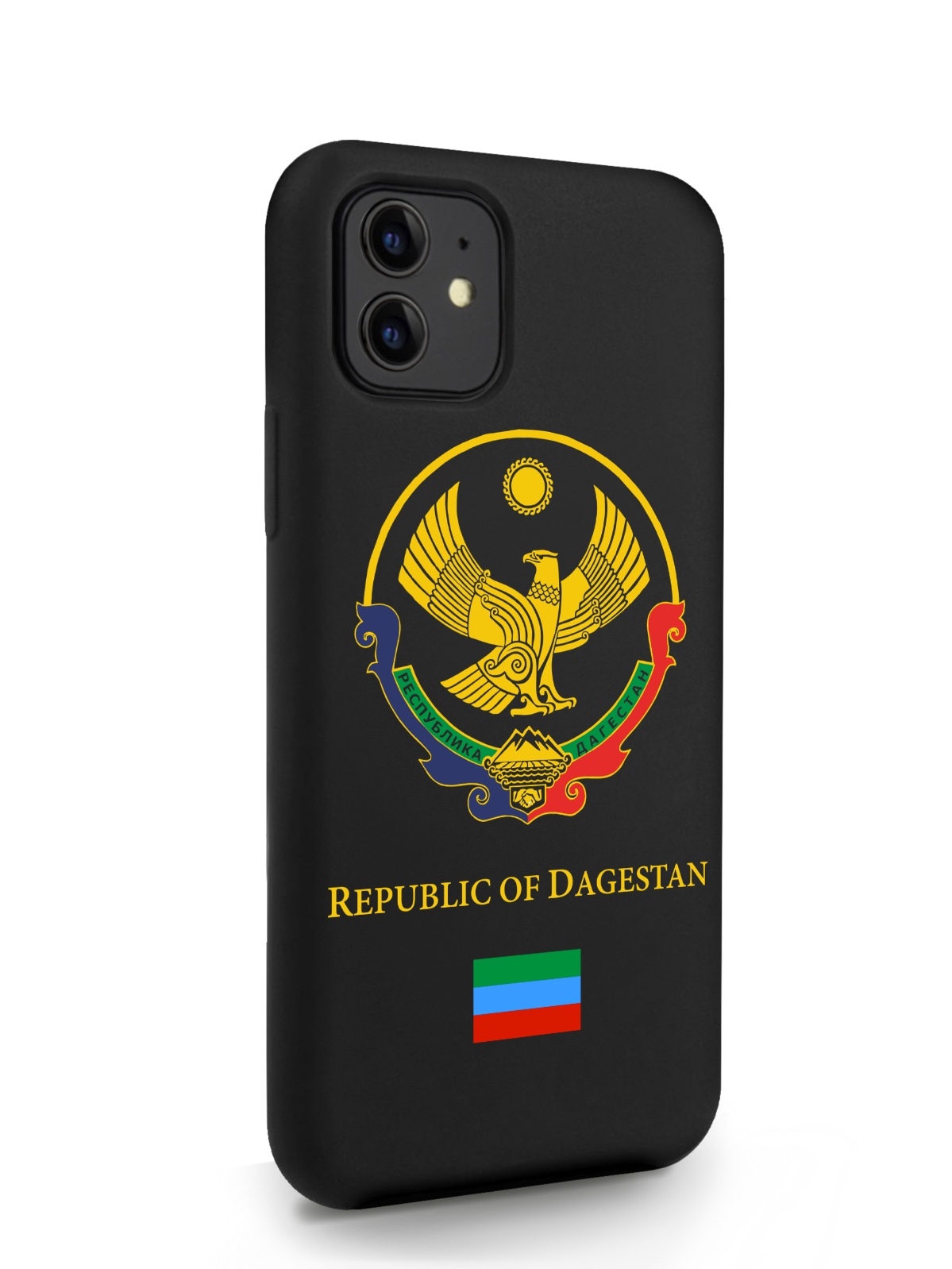 

Черный SignumCase для iPhone 11 Герб Дагестана черный, iPhone 11 Герб Дагестана