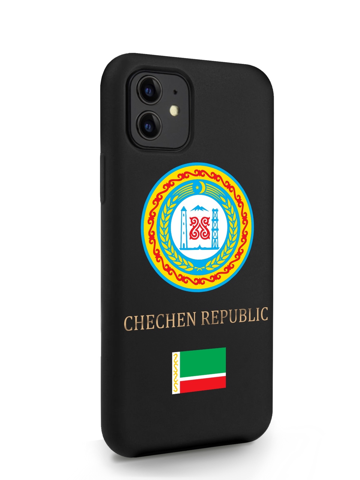 

Черный SignumCase для iPhone 11 Герб Чечни черный, iPhone 11 Герб Чечни