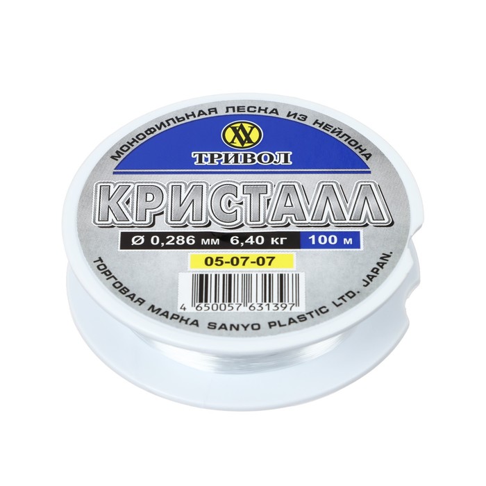 

Леска "Кристалл", d=0.286 мм, 100 м
