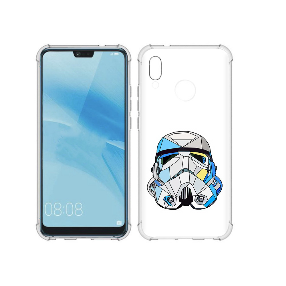 Чехол MyPads Tocco для Huawei P20 Lite star wars дарт вейдер (PT130405.51.22)