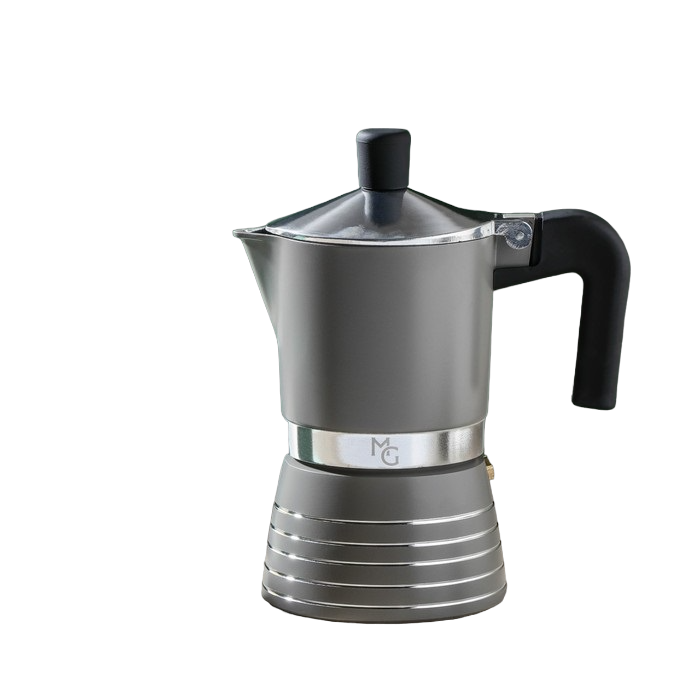 

Кофеварка гейзерная Magistro Moka, на 3 чашки, 150 мл, Серый