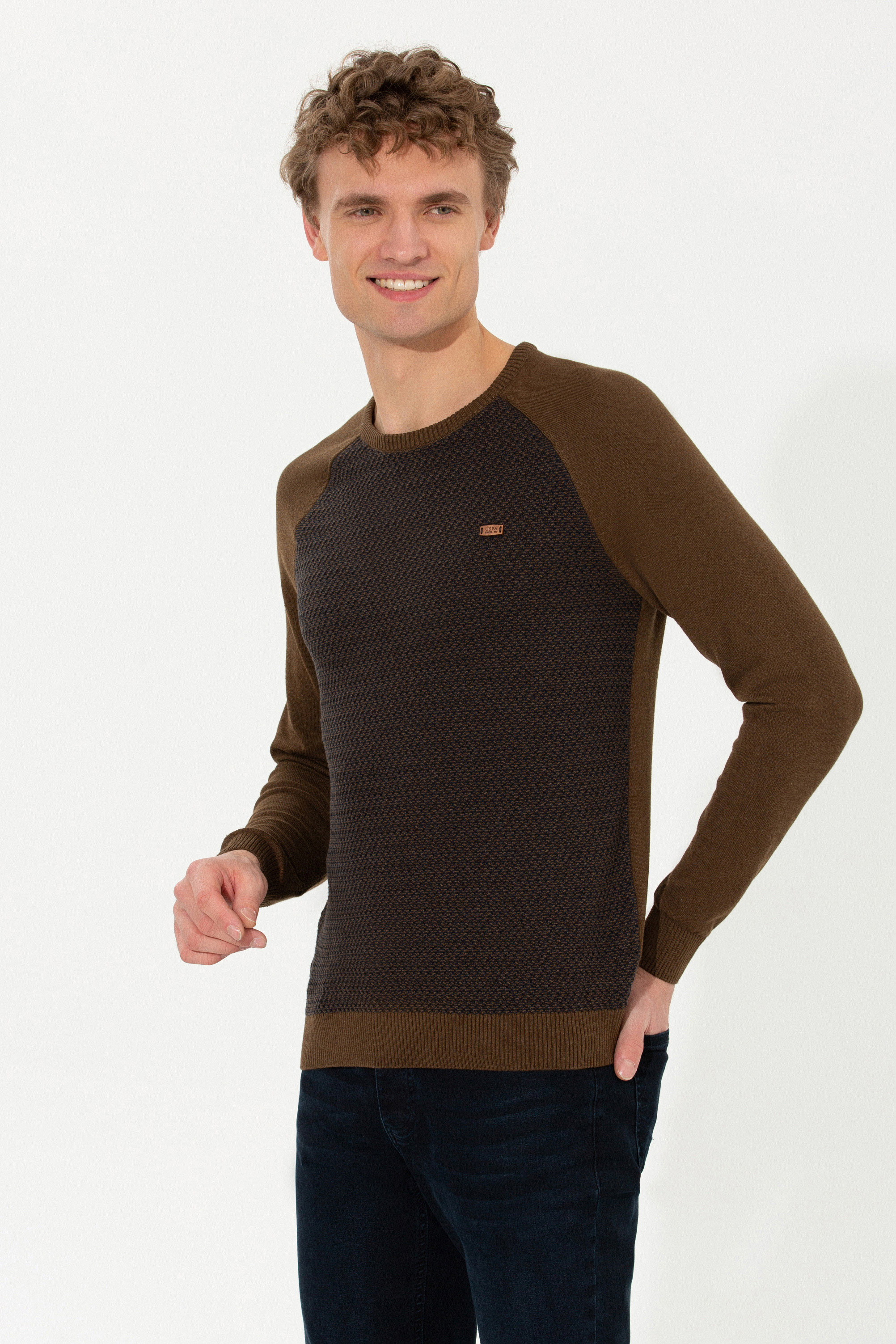 

Джемпер мужской U.S. POLO Assn. G081SZ0TK0HAGEN коричневый M, G081SZ0TK0HAGEN