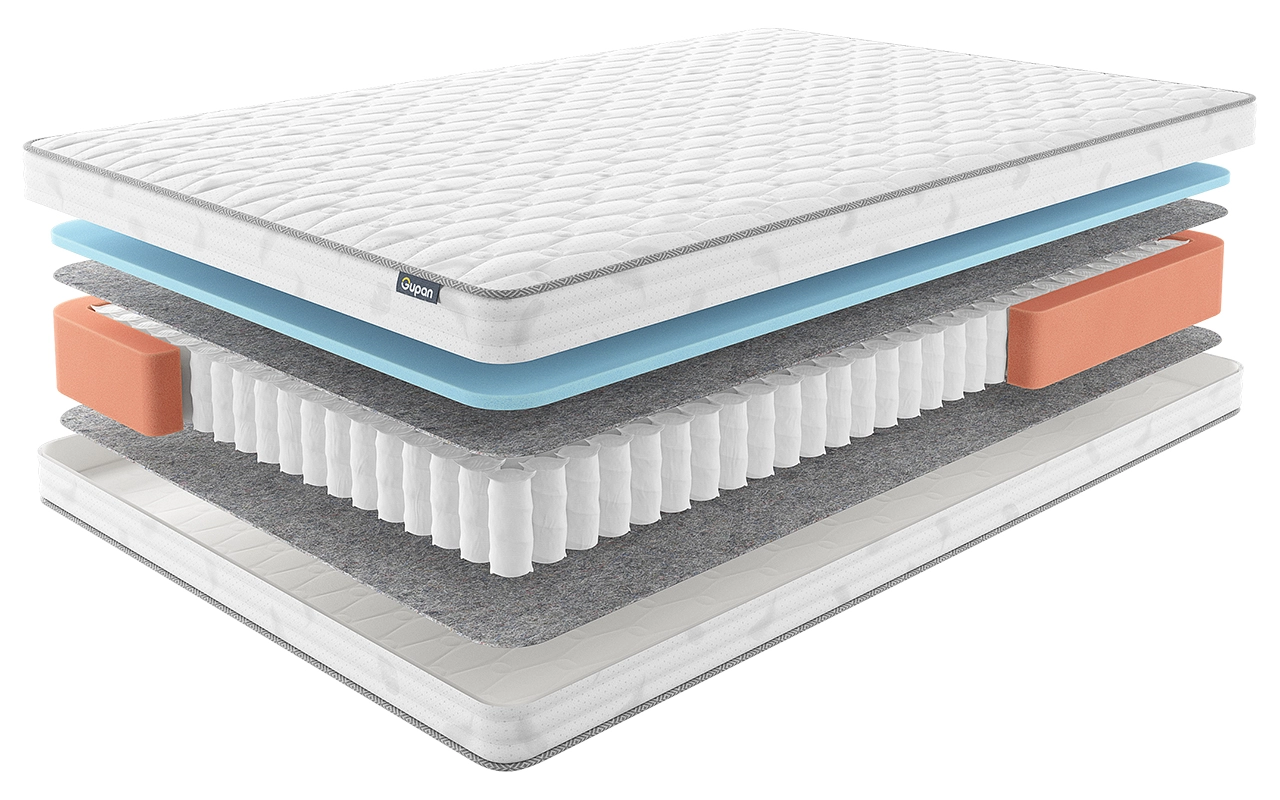 

Матрас Gupan Osteon Abbat 120x195 см, Белый, Osteon Abbat