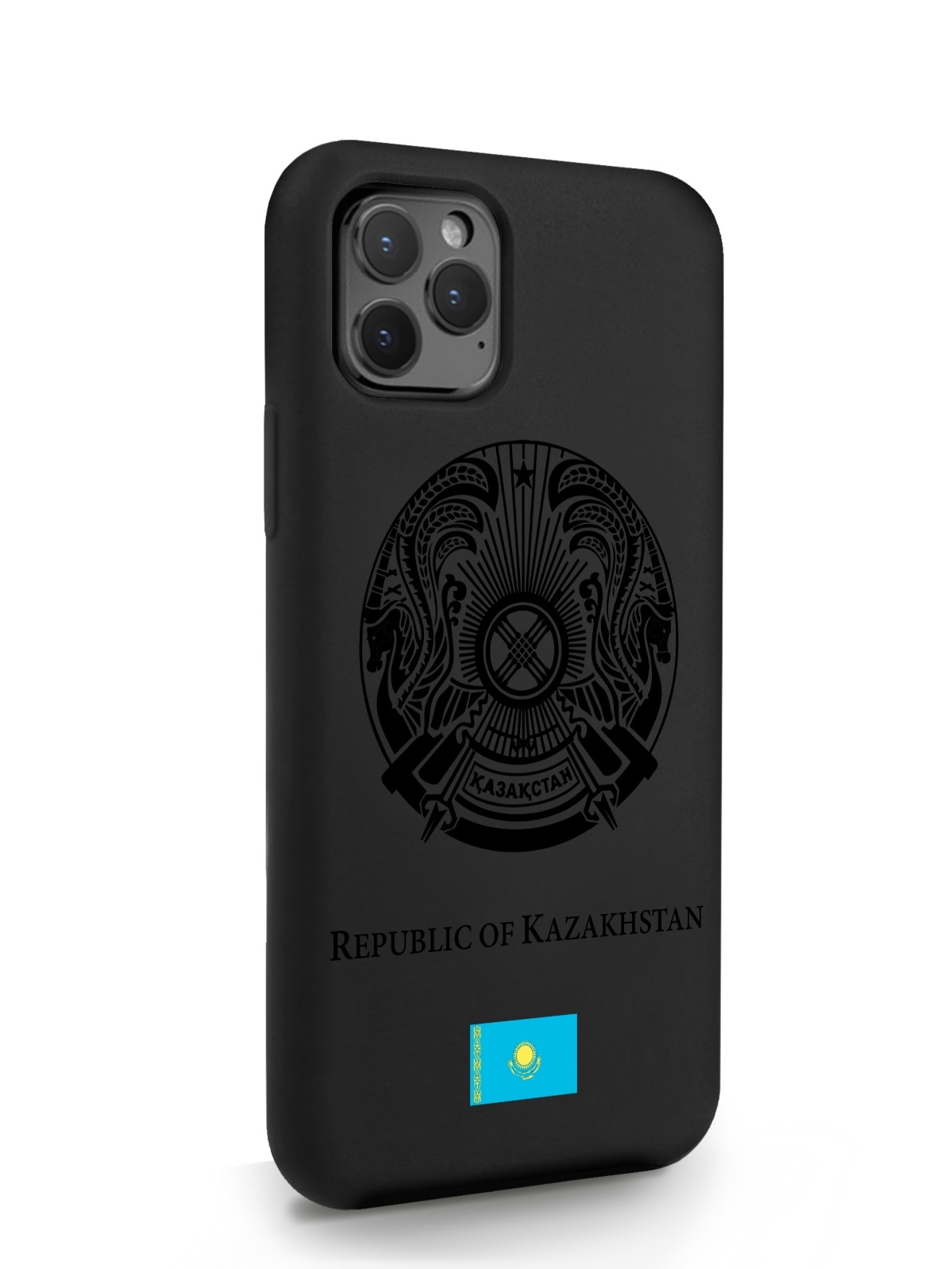 

Черный SignumCase для iPhone 11 Pro Черный лаковый Герб Казахстана черный, iPhone 11 Pro Черный лаковый Герб Казахстана