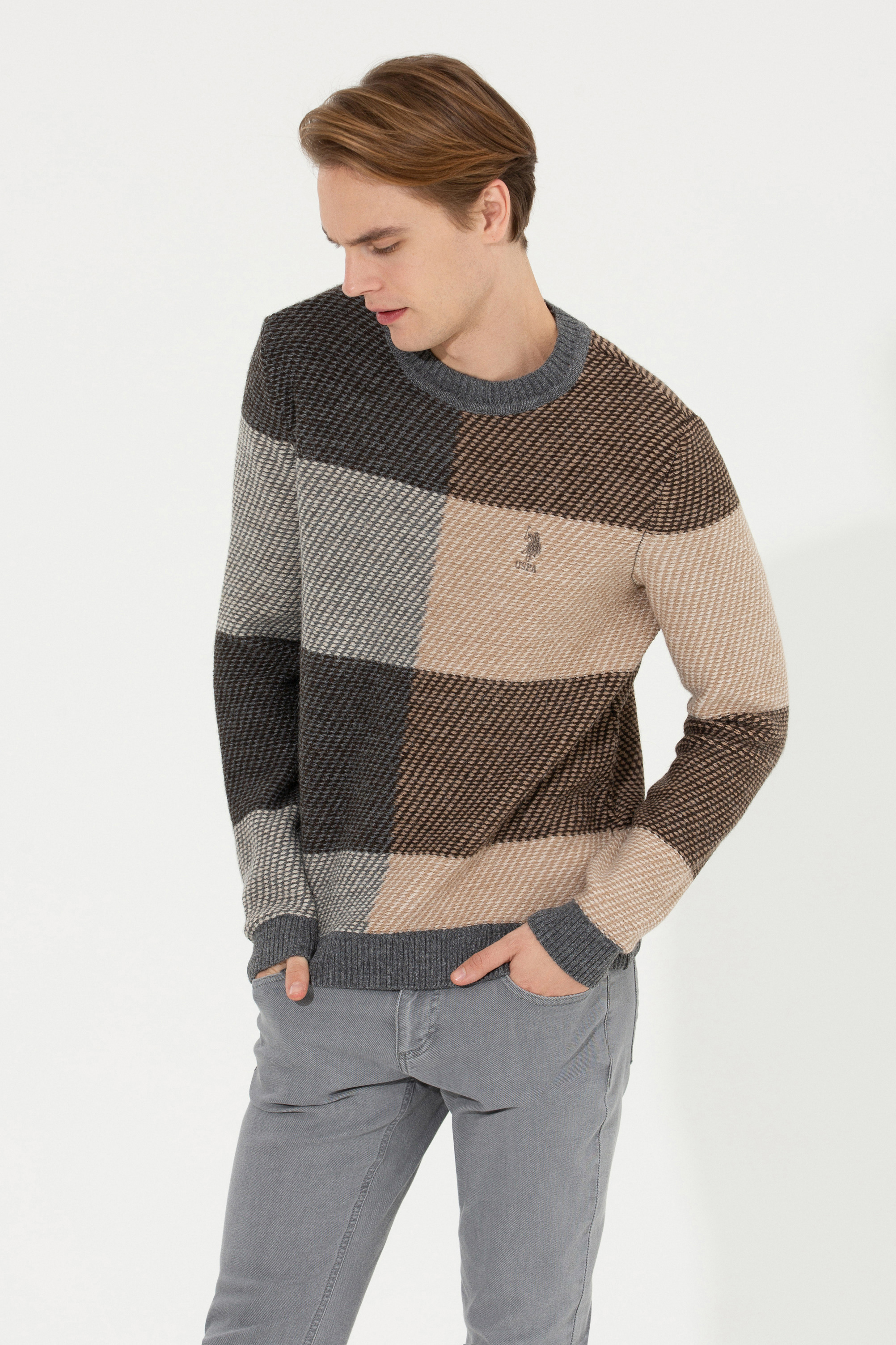 

Джемпер мужской U.S. POLO Assn. G081SZ0TK0OLAHA серый S, G081SZ0TK0OLAHA