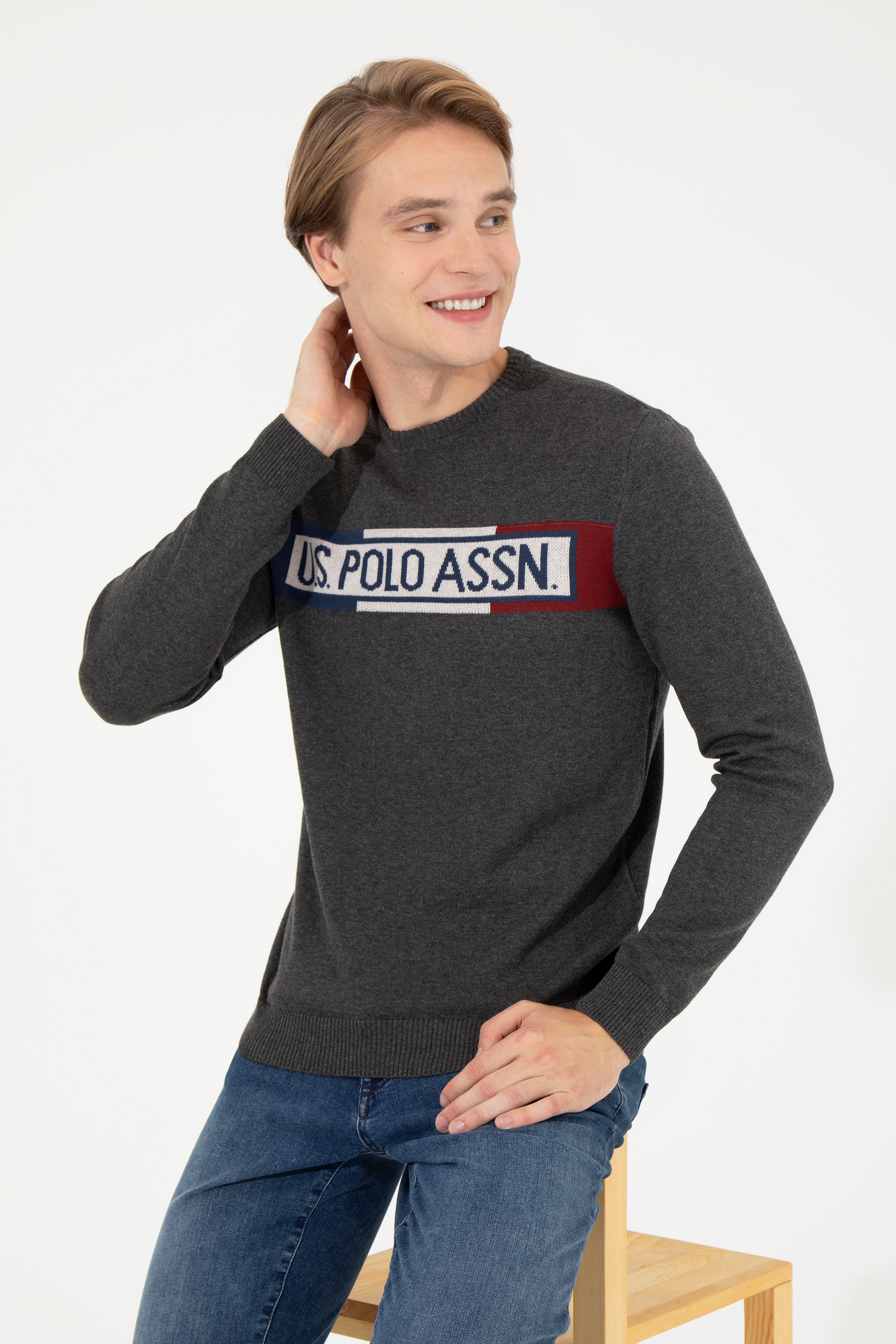 

Джемпер мужской U.S. POLO Assn. G081SZ0TK0PARS серый L, G081SZ0TK0PARS