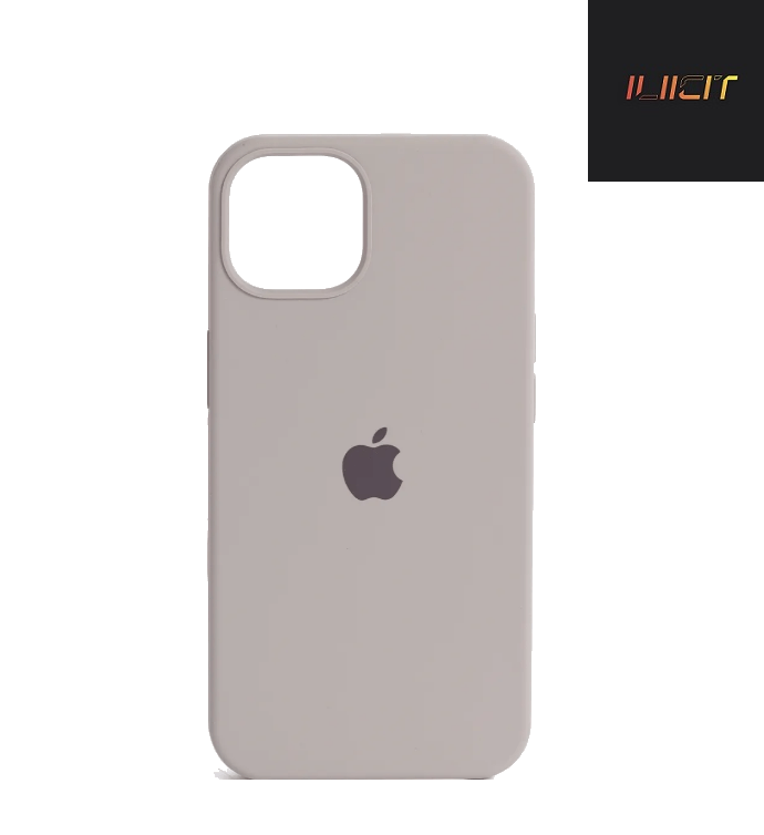 

Чехол iPhone 15 Pro Silicon Сase APL WS (с лого), серый 32 (IS793370)