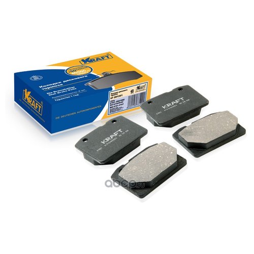 

Колодки тормозные 2101-07 передние KRAFT 091351 Kraft kt091351