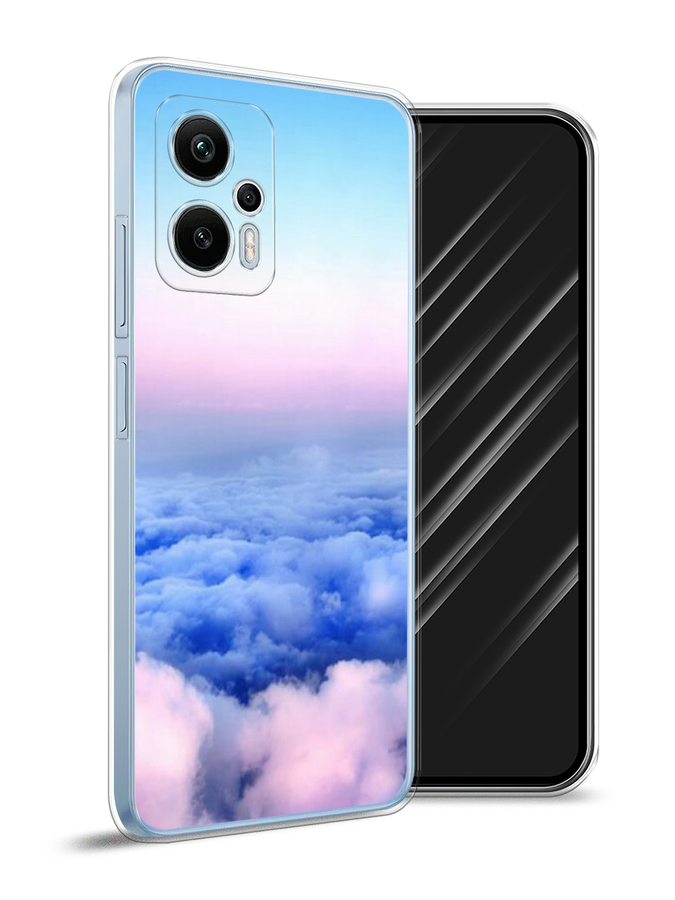 

Чехол Awog на Redmi Note 12T Pro "Облака", Голубой;розовый;бирюзовый, 319150-4