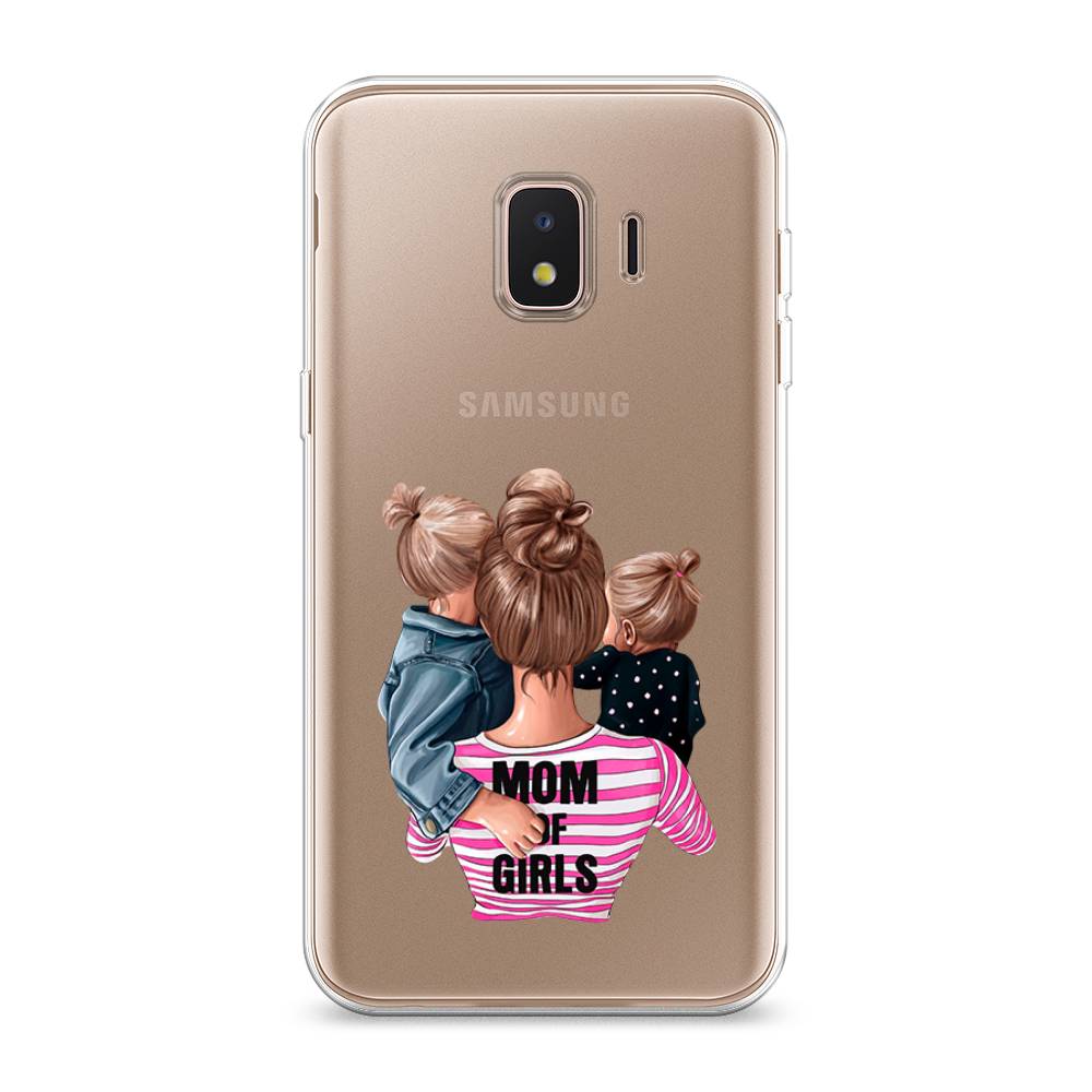 фото Силиконовый чехол "mom of girls" на samsung galaxy j2 core (2018 awog