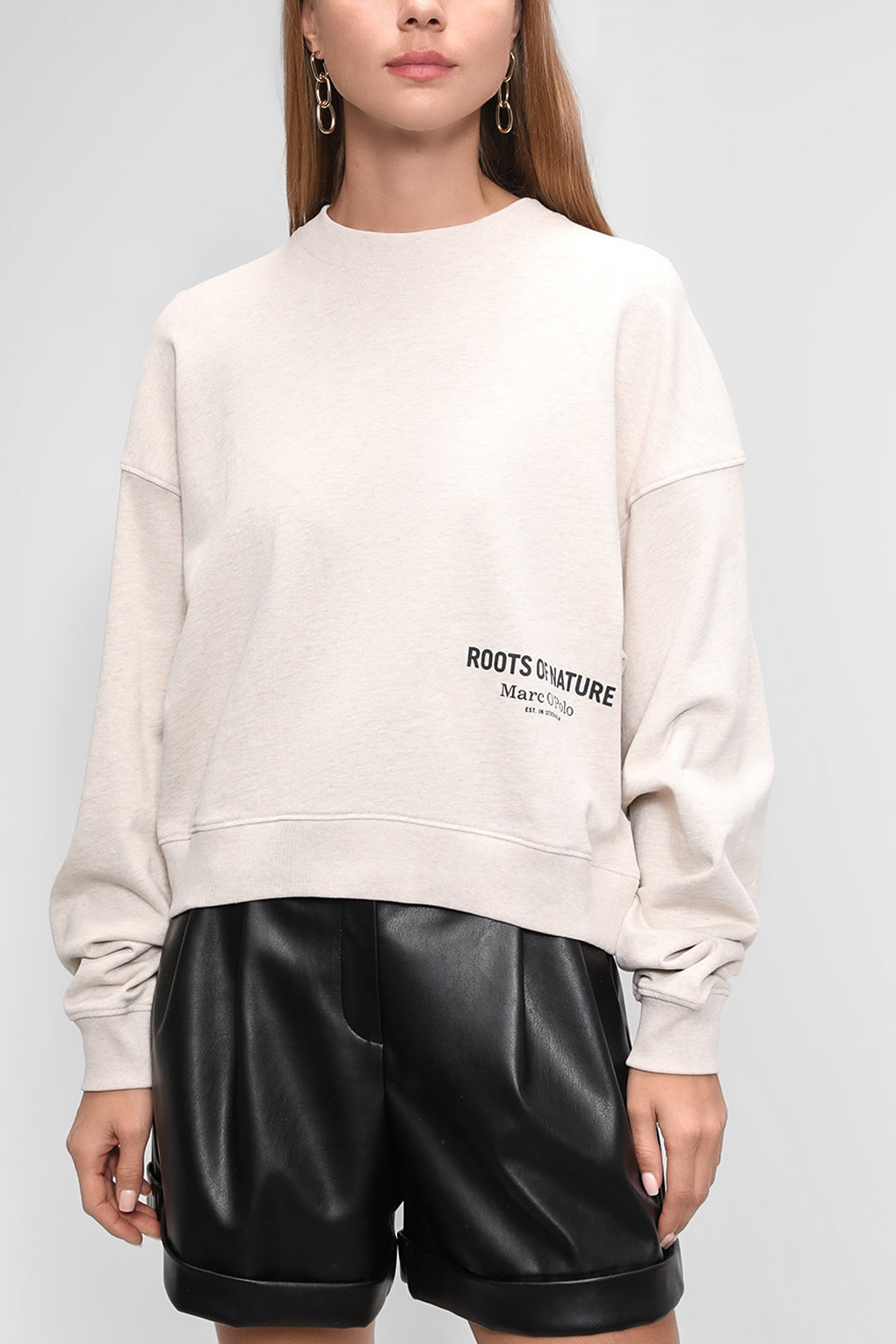 

Свитшот женский Marc O’Polo 208406154401 бежевый XS, 208406154401