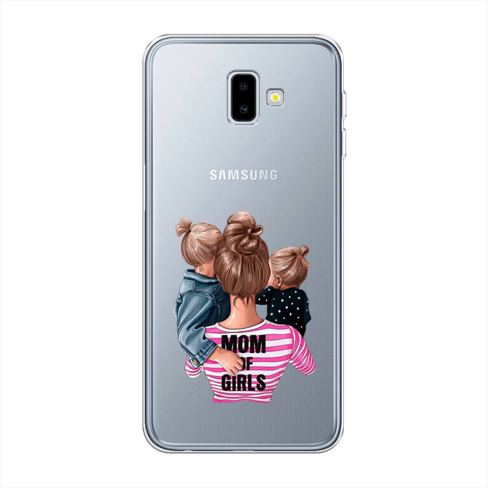 фото Силиконовый чехол "mom of girls" на samsung galaxy j6 + awog