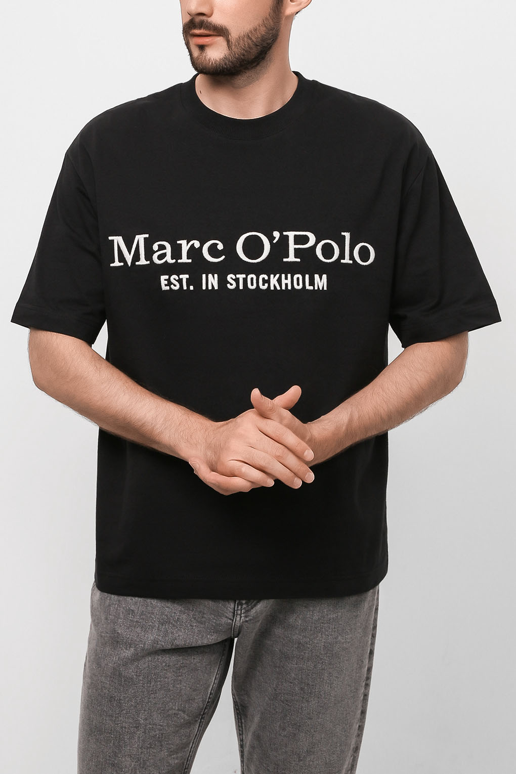 

Футболка мужская Marc O’Polo 227 2083 51572 черная 3XL, 227 2083 51572