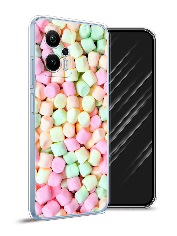 

Чехол Awog на Redmi Note 12T Pro "Marshmallows", Зеленый;желтый;розовый, 319150-10