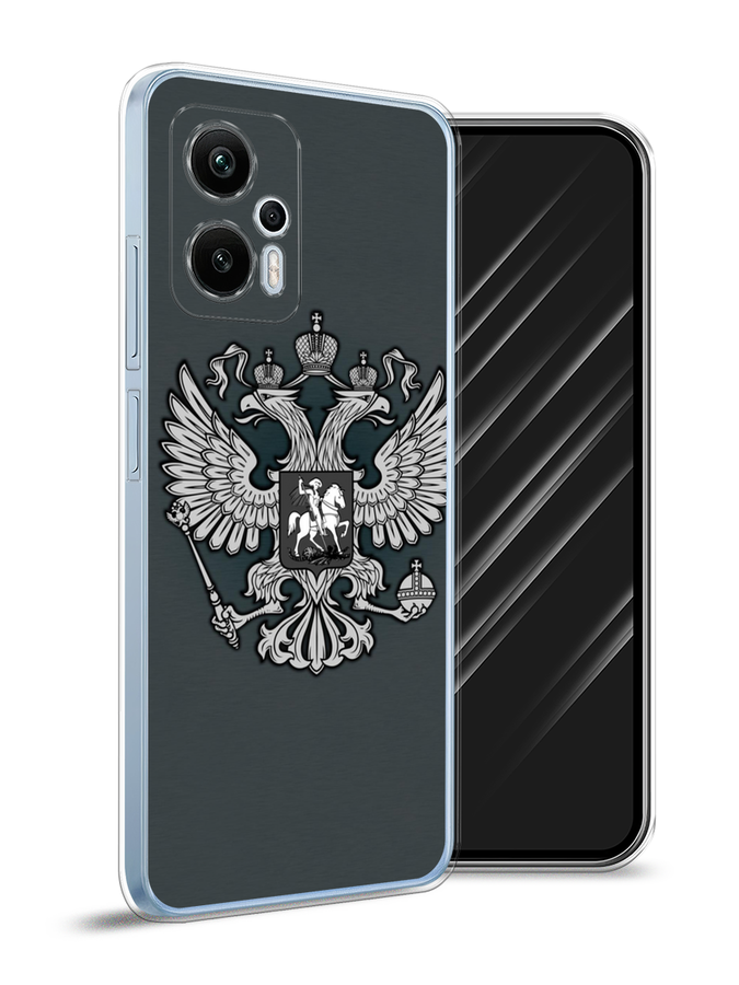 

Чехол Awog на Redmi Note 12T Pro "Герб России серый", 319150-5