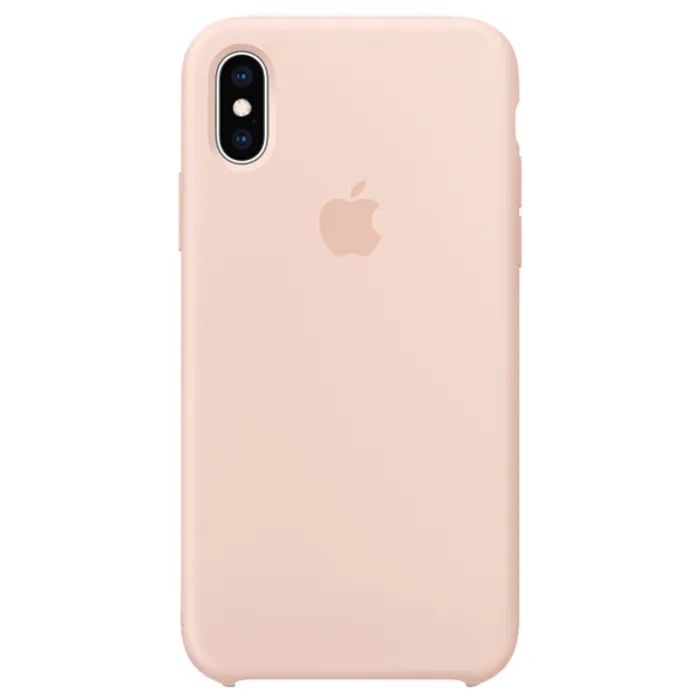 Чехол для Apple iPhone X/Xs Silicone Case (Розовый песок)