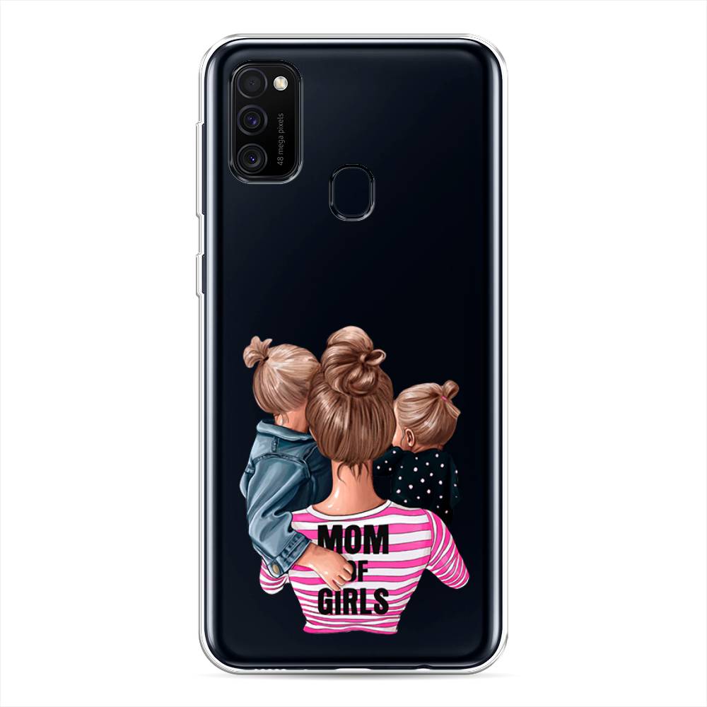 

Чехол Awog на Samsung Galaxy M21/M30s "Mom of Girls", Разноцветный, 29750-6