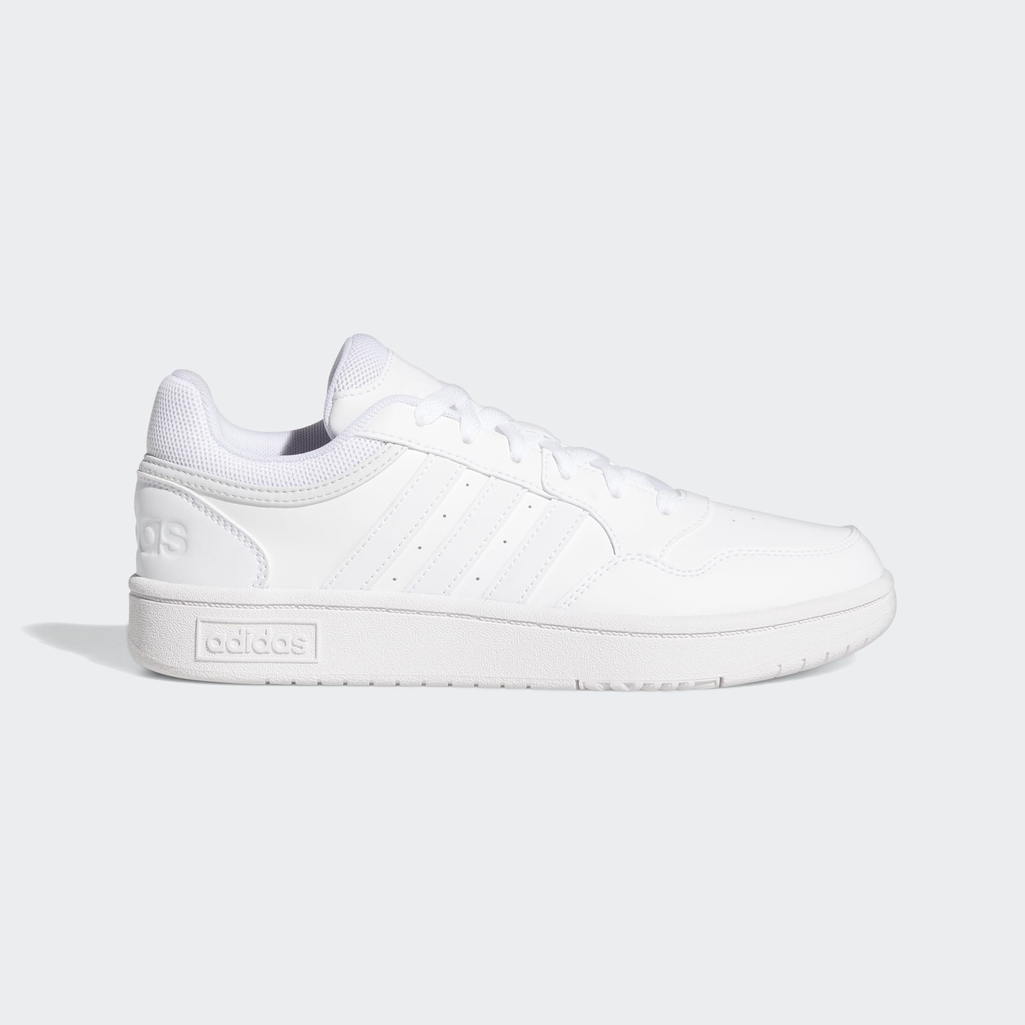 фото Кеды женские adidas hoops 3.0 белые 4.5 uk