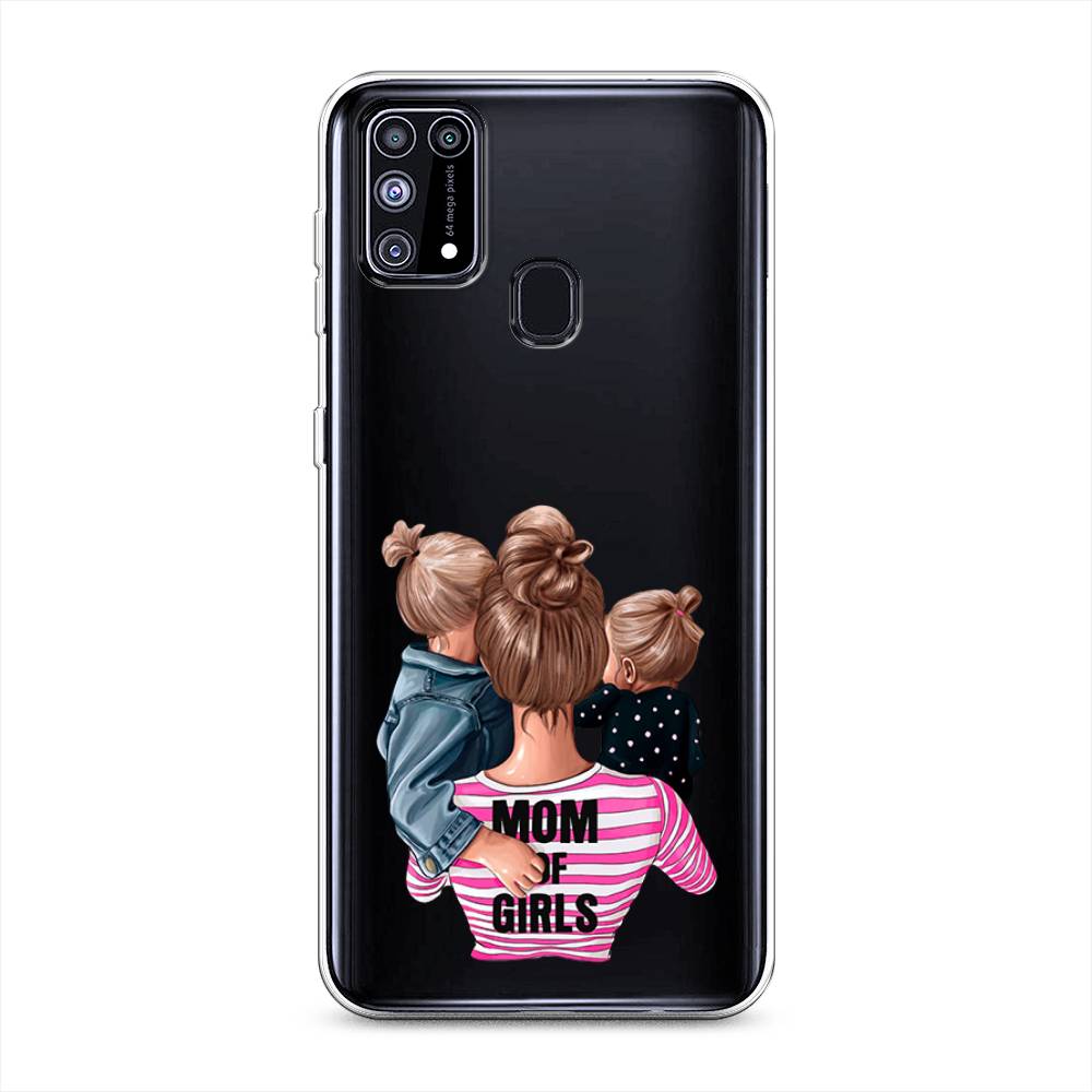 фото Силиконовый чехол "mom of girls" на samsung galaxy m31 awog