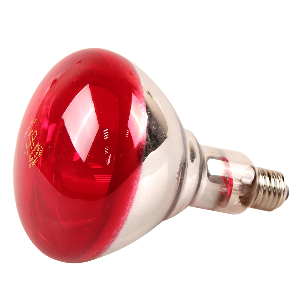 фото Лампа инфракрасная 100 bт jk lighting, e27 br125, закаленное стекло, красная