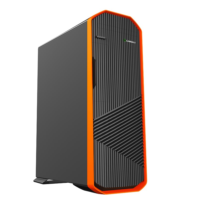 

Корпус компьютерный GAMEMAX S702-O (S702-O) оранжевый, черный, S702-O