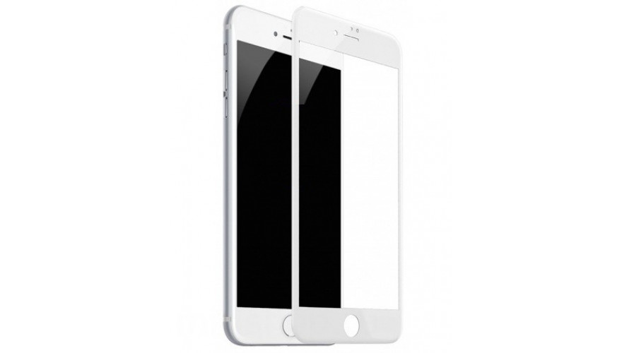 

Защитное стекло 9H Black для iPhone 7+/8+ белое т/у