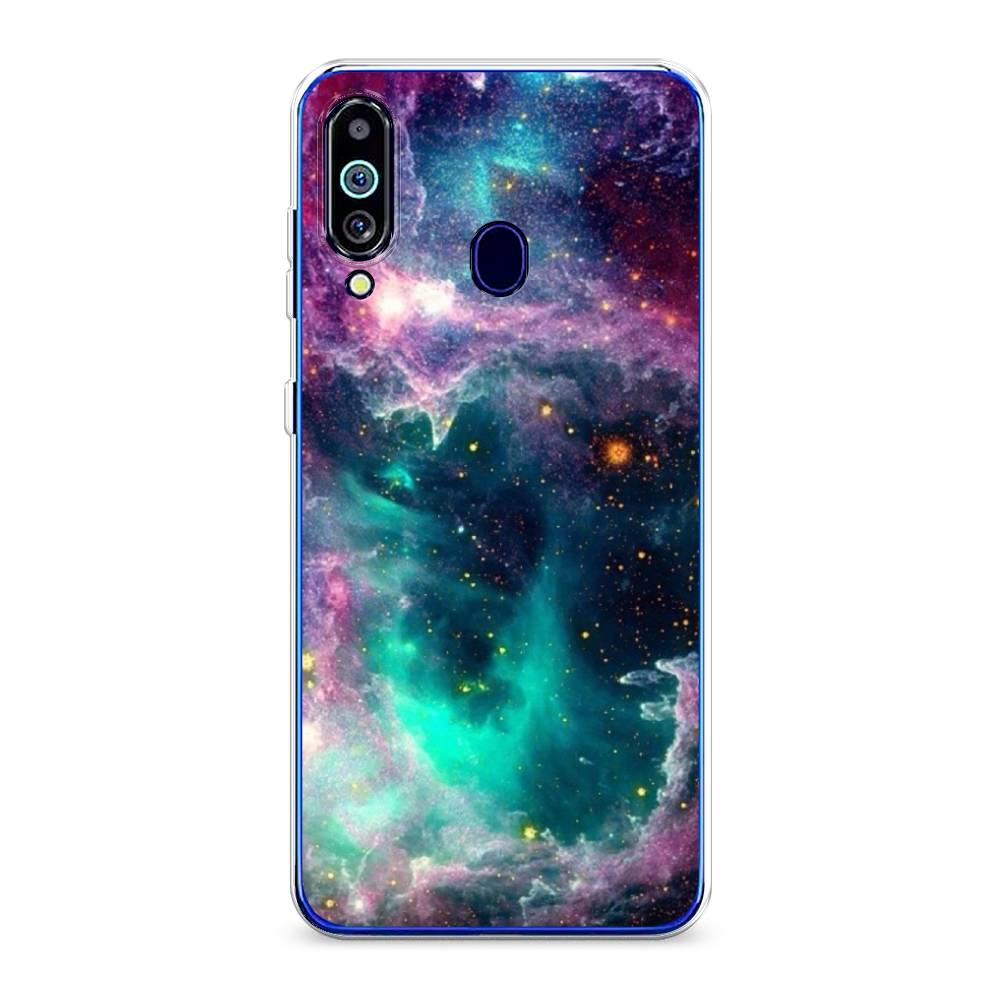 

Чехол на Samsung Galaxy M40 "Звездные облака", Розовый;бежевый, 28750-2