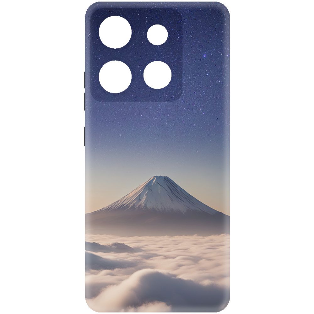 

Чехол-накладка Krutoff Soft Case Япония, Фудзияма для INFINIX Smart 7 HD черный