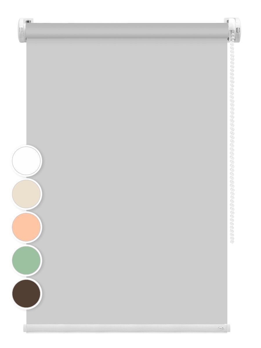 Рулонная штора FixLine Amigo BASIC 70х180 серый