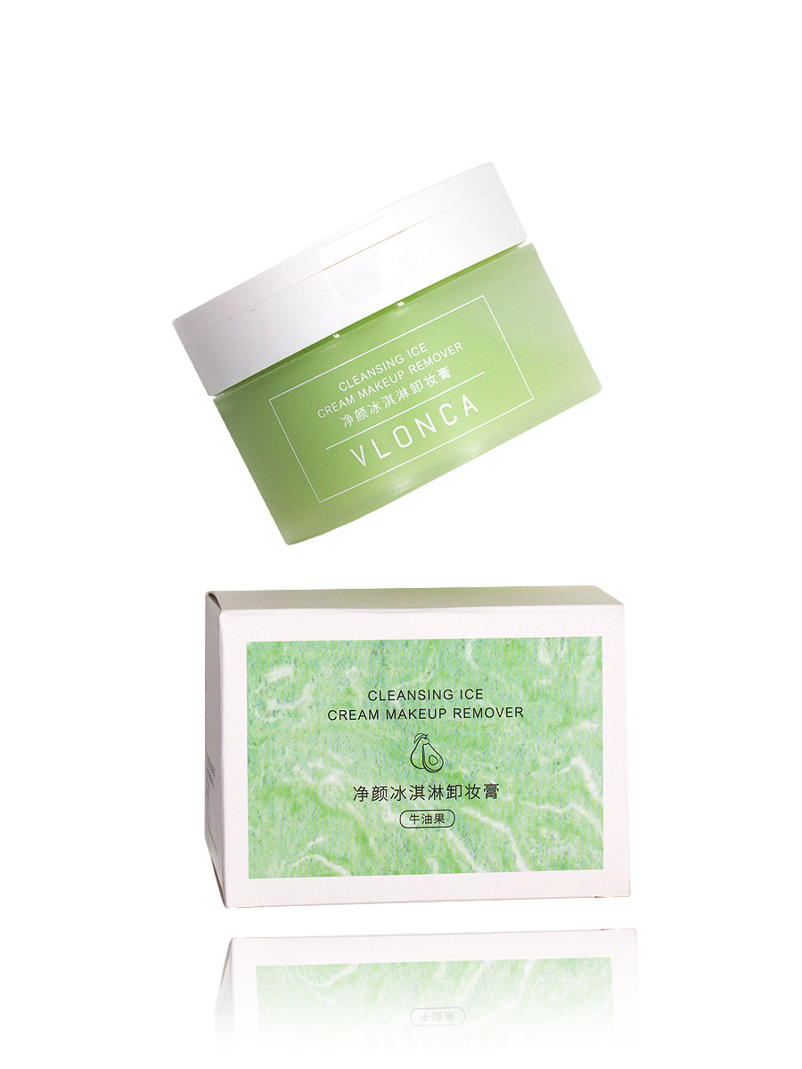 

Масло для снятия макияжа с авокадо Vlonca Cleansing Ice Cream Makeup Remover, 100 г, Авокадо